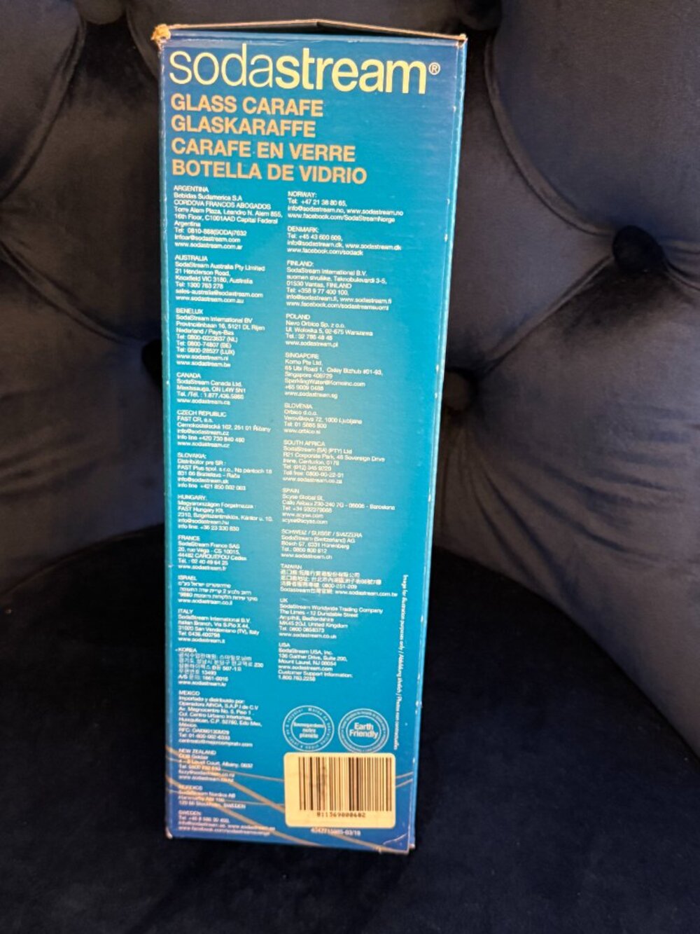 Glass 1-Liter Bottle SodaStream (NIB) - Picture 4 of 4